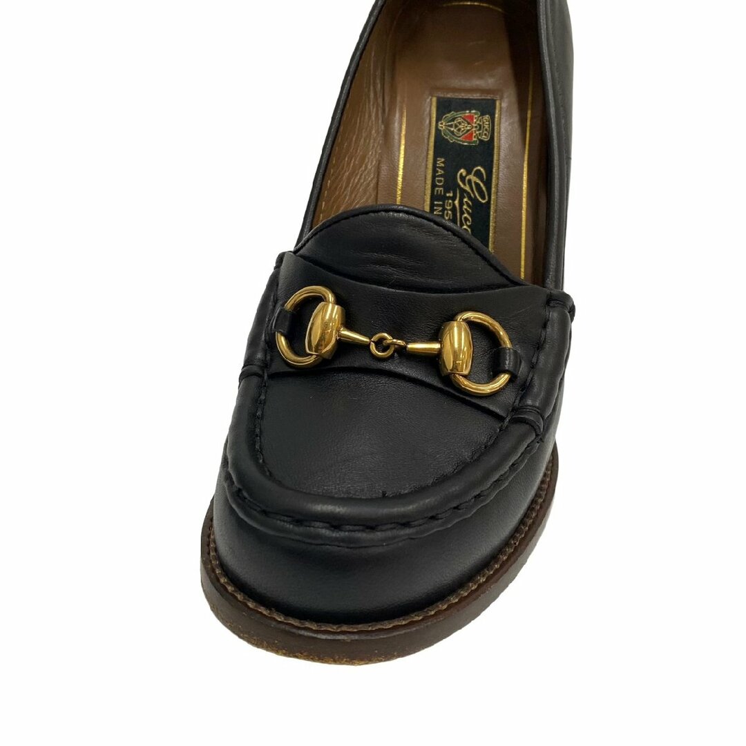 Gucci - 極 美品 箱 GUCCI グッチ ホースビット 金具 レザー 本革 23.5