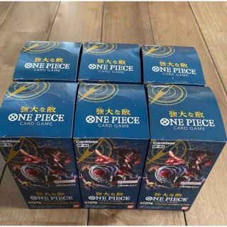 ONE PIECE - 新品未開封 テープ付き ワンピース カード 強大な敵 6BOX