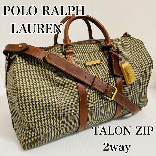 極稀品✨ポロラルフローレン TALON 2way ボストンバッグ 大容量-