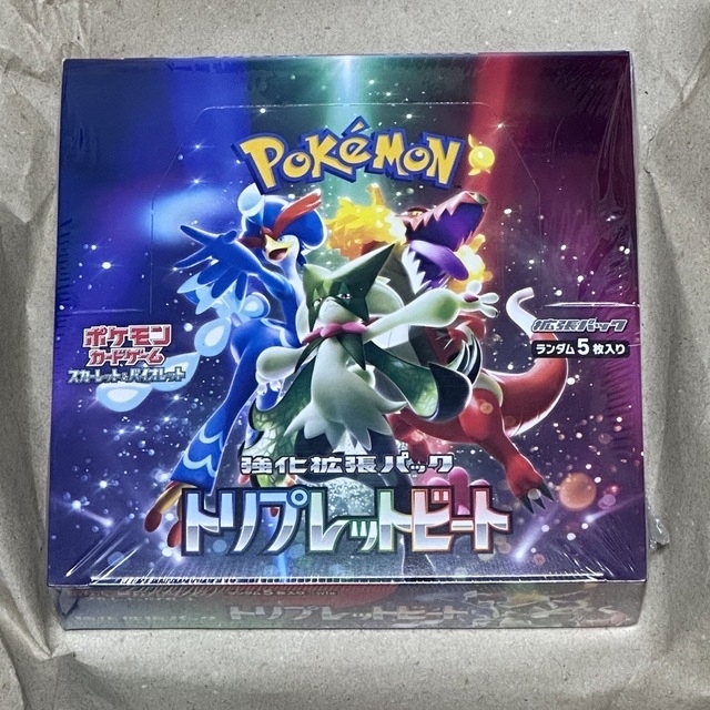 ポケモン(ポケモン)のポケモンカード　トリプレットビート　1box エンタメ/ホビーのトレーディングカード(Box/デッキ/パック)の商品写真