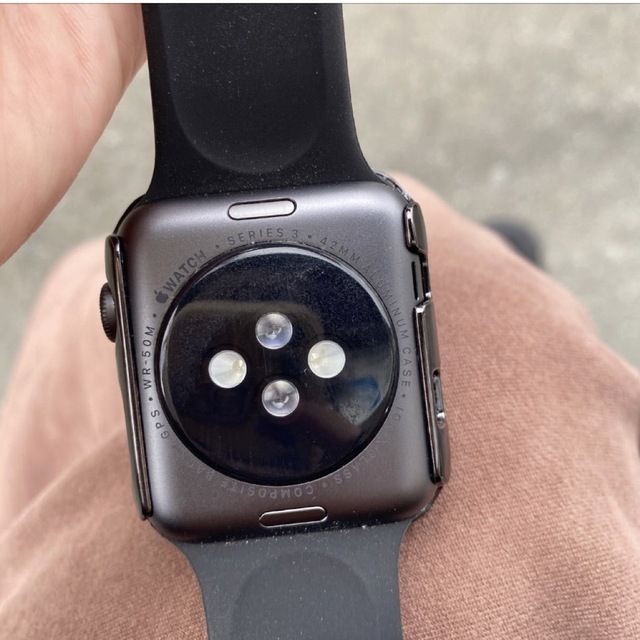 Apple Watch(アップルウォッチ)のApple Watch Series 3 GPSモデル 42mm スペースグレイ スマホ/家電/カメラのスマホ/家電/カメラ その他(その他)の商品写真