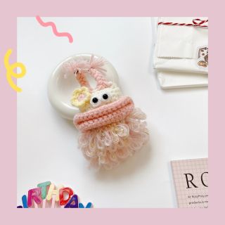 パクパクモンスター もじゃもじゃAirPodsケース(フラワーピンク)の通販