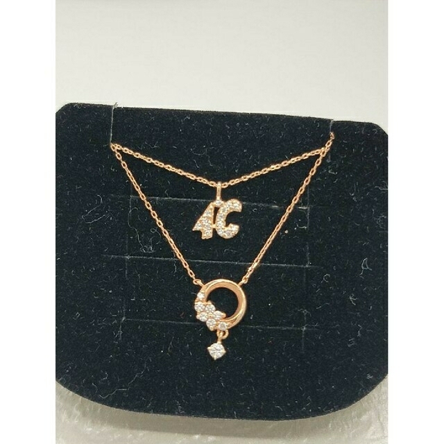 オシャレー可愛い!♥4°Cダイヤモンドネックレス!!♥