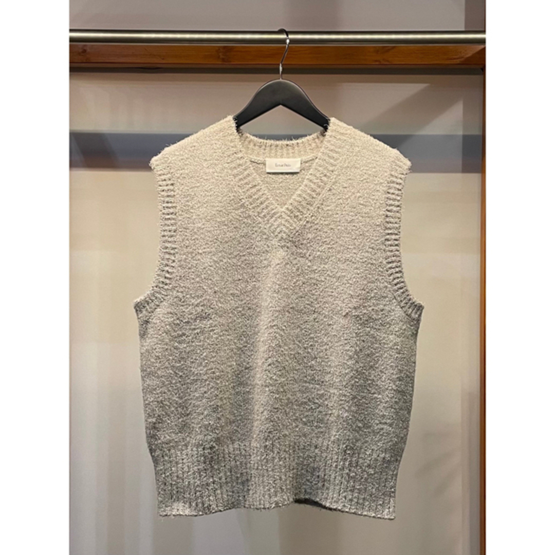 Ernie Palo 23SS Fur Yarn Knit Best | tradexautomotive.com