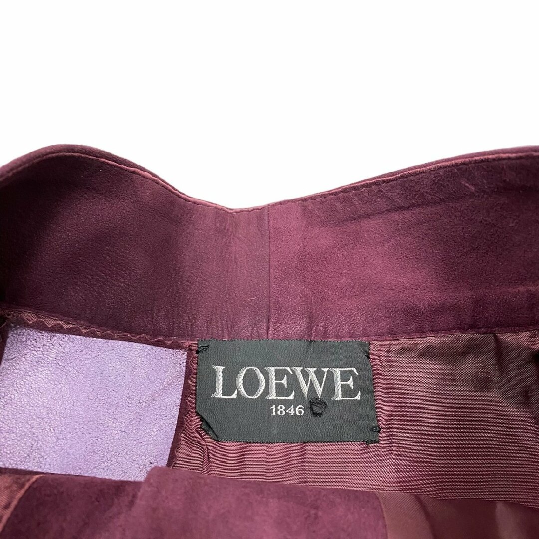 LOEWE(ロエベ)美品  - ボルドー レザー