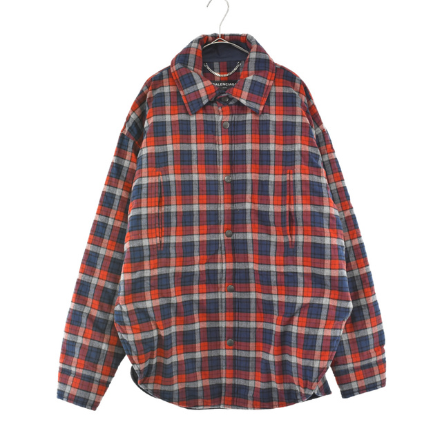 Balenciaga - BALENCIAGA バレンシアガ 17AW CHECKED SHIRT JACKET 485747 TWB15