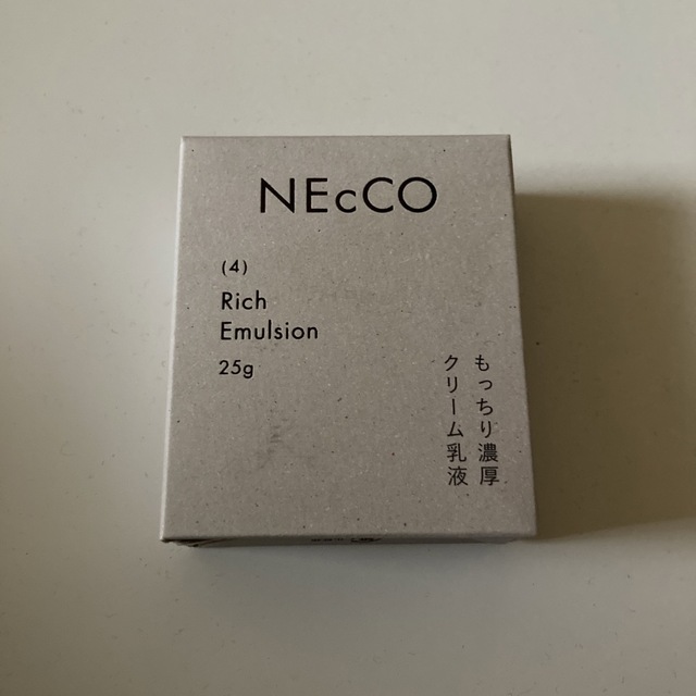 NEcCO リッチエマルジョン 25g コスメ/美容のスキンケア/基礎化粧品(乳液/ミルク)の商品写真