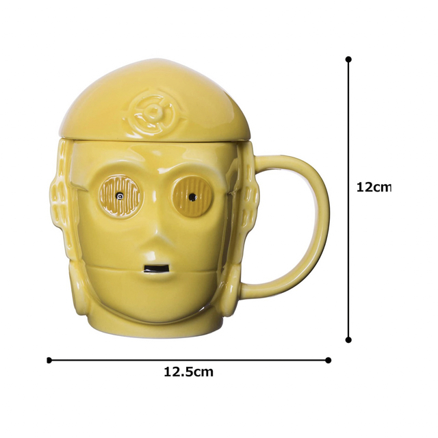 Disney(ディズニー)の「 スターウォーズ 」 C-3PO(立体3D) マグカップ 300ml キッズ/ベビー/マタニティの授乳/お食事用品(マグカップ)の商品写真
