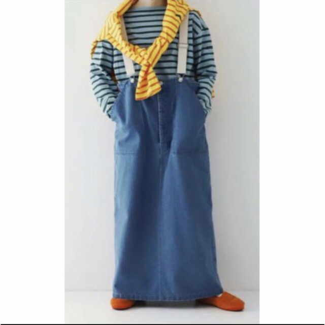 nest Robe(ネストローブ)のネストローブ　デッキスカート　INDIGO BLUE レディースのスカート(ロングスカート)の商品写真