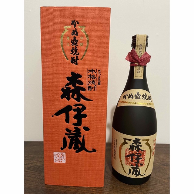 かめ壺焼酎 森伊蔵 720ml 未開栓 芋焼酎 赤箱 かわいい！ 8960円