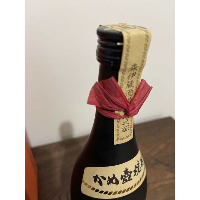 かめ壺焼酎 森伊蔵 720ml 未開栓 芋焼酎 赤箱 かわいい! 8960円
