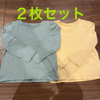 ネクスト(NEXT)のnext 長袖Tシャツ２枚セット（緑、黄）(Tシャツ/カットソー)