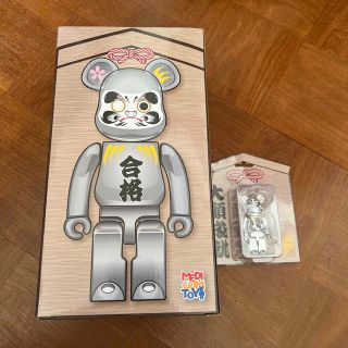 BE@RBRICK 達磨 合格 銀メッキ 100%と400％ (その他)