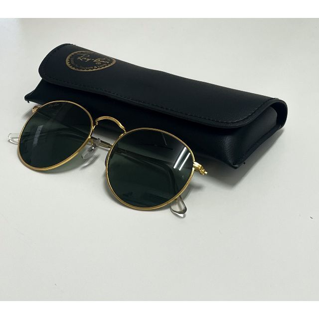 美品 Ray-Ban レイバン B&L W0603 ラウンドメタル 丸サングラス