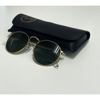 レイバン(Ray-Ban)の美品 Ray-Ban レイバン B&L W0603 ラウンドメタル 丸サングラス(サングラス/メガネ)