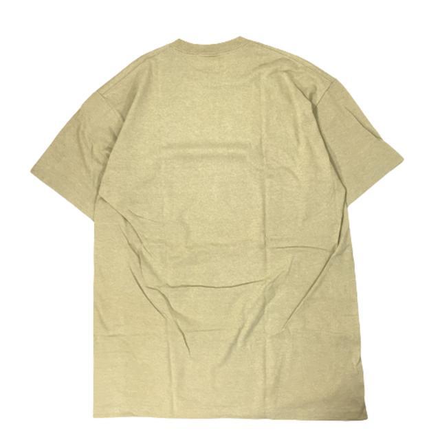 【未使用品】Supreme シュプリーム KAWS Choke Box Logo TEE 11SS カウズ チョーク ボックスロゴ Tシャツ 半タグ ベージュ 半袖 L【A2】