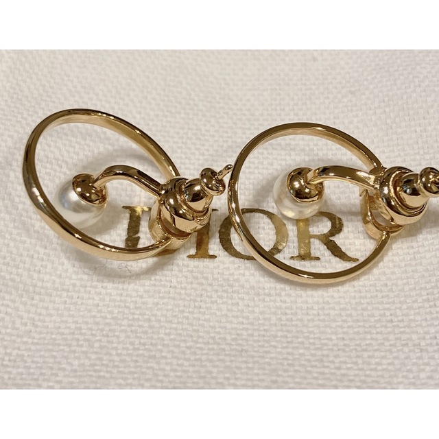 希少 美品 dior 30 モンテーニュ ピアス ゴールド パール-