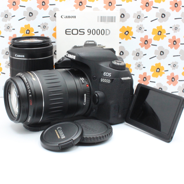 Canon - 傷極小、ダブルレンズの大満足セット❤️Canon EOS 9000D