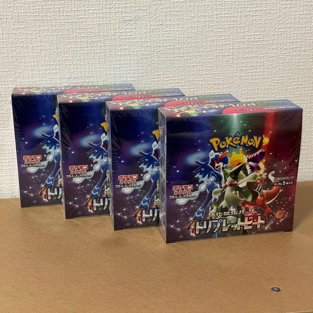 【シュリンク付】トリプレットビート 4BOX ポケモンカード