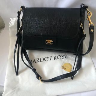 BARDOT ROSE - 【美品】BARDOT ROSE 本革　2way ショルダーバッグ 黒