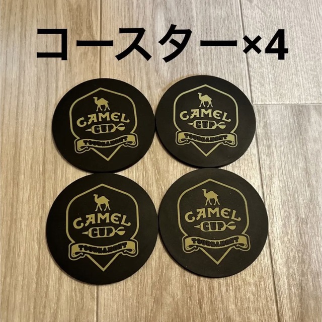 DARTSLIVE(ダーツライブ)の新品　キャメル　非売品　灰皿　コースター　キャメルカップ　ダーツ　ダーツライブ メンズのファッション小物(タバコグッズ)の商品写真