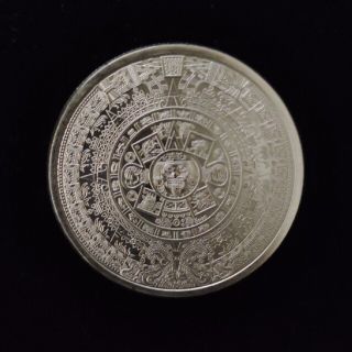 アステカ　銀貨　１オンス(金属工芸)