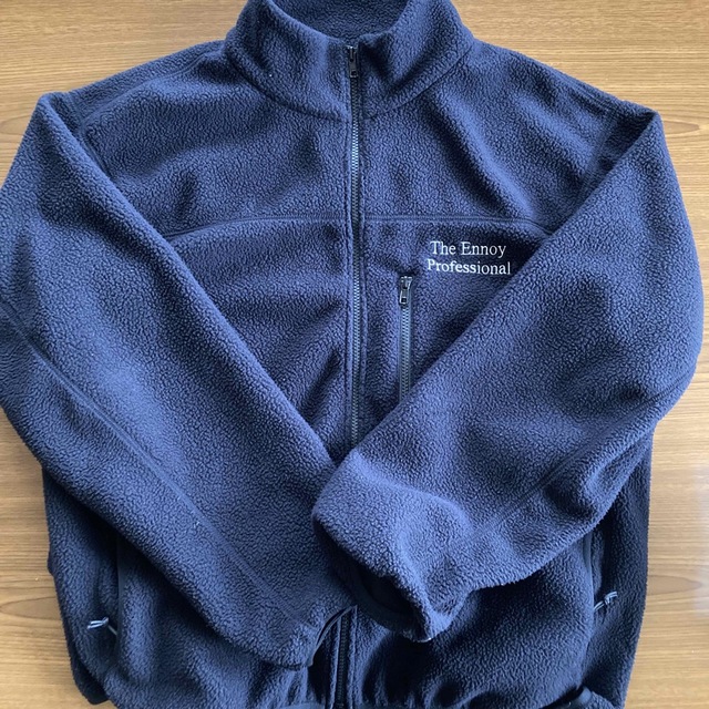 1LDK SELECT(ワンエルディーケーセレクト)のennoy Polartec City Fleece BLACK × WHITE メンズのジャケット/アウター(ブルゾン)の商品写真