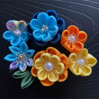 No.36】つまみ細工・お花パーツの通販 by 赤ずきん's shop|ラクマ