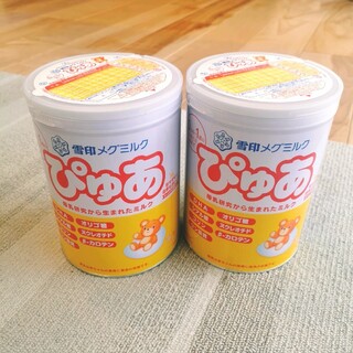 ユキジルシメグミルク(雪印メグミルク)のぴゅあ　粉ミルク　大缶　820g　8個セット(その他)