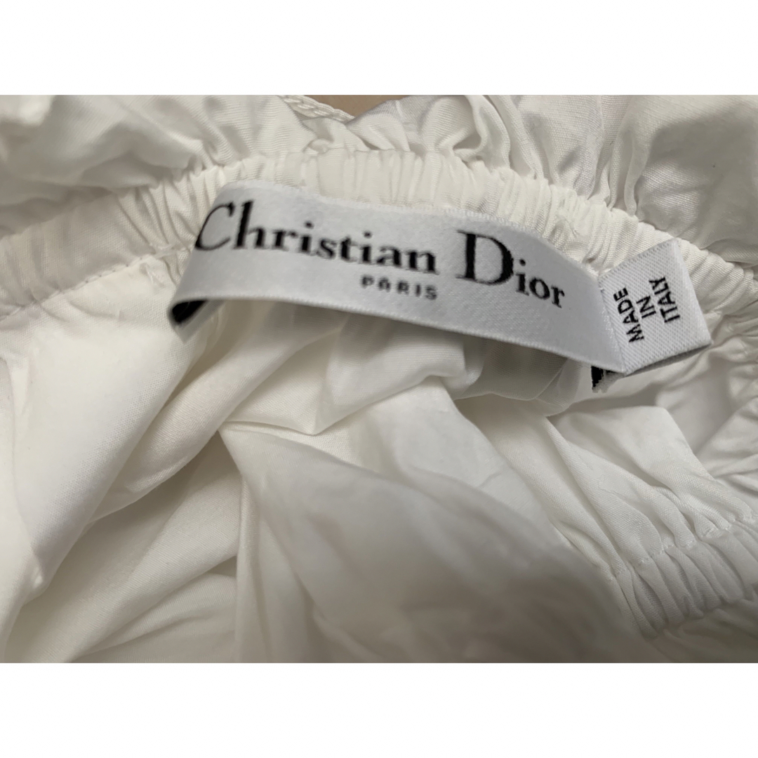 Christian Dior(クリスチャンディオール)のdior オフショルダー　ブラウス　34 レディースのトップス(シャツ/ブラウス(半袖/袖なし))の商品写真