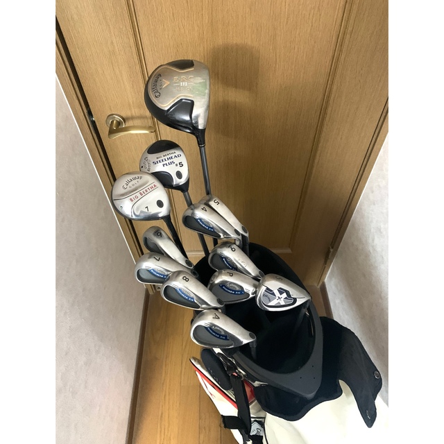 Callaway Golf(キャロウェイゴルフ)の【名器】ゴルフクラブセット　キャディバッグおまけ付き スポーツ/アウトドアのゴルフ(クラブ)の商品写真