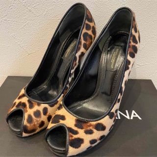 ドルチェアンドガッバーナ(DOLCE&GABBANA)のドルガバ　レオパードパンプス(ハイヒール/パンプス)