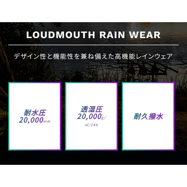 Loudmouth(ラウドマウス)のラウドマウス / レインウェア*ゴルフウェア スポーツ/アウトドアのゴルフ(ウエア)の商品写真