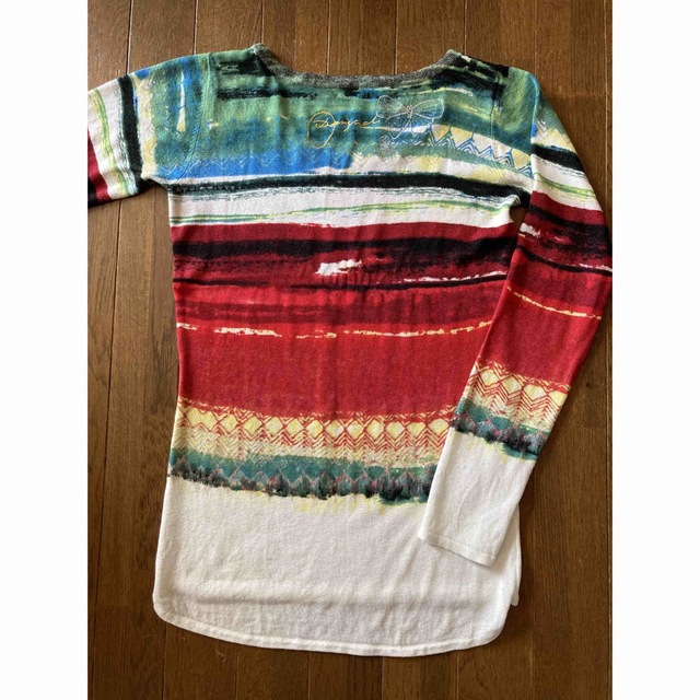 DESIGUAL(デシグアル)のデシグアル　ＴシャツMサイズ レディースのトップス(Tシャツ(長袖/七分))の商品写真