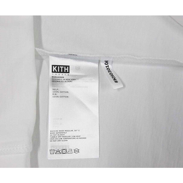 KITH キス 品番 030104-101 Kith Treats New York Cream Tee 半袖Ｔシャツ 白 サイズXL 正規品 / B1994