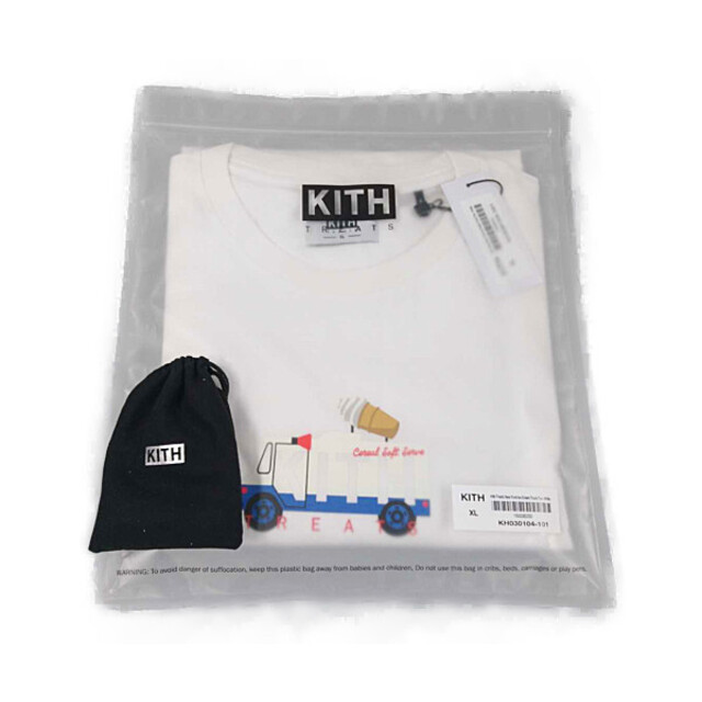 KITH キス 品番 030104-101 Kith Treats New York Cream Tee 半袖Ｔシャツ 白 サイズXL 正規品 / B1994