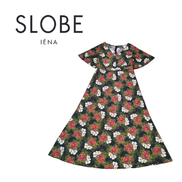 SLOBE IENA スローブイエナ ワンピース ボタニカル 花柄 フラワー