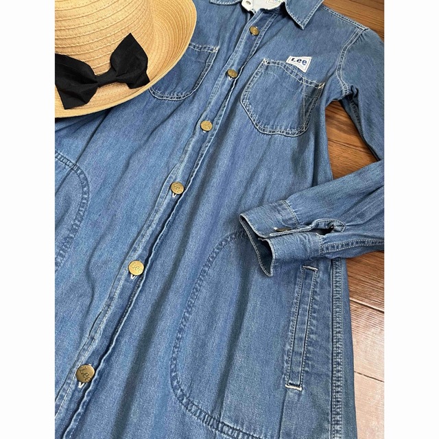 お値下げOK❣️新品LEEデニムシャツワンピース♪カジュアルに可愛い♪ | フリマアプリ ラクマ