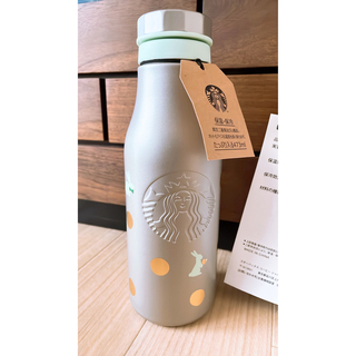 スターバックス(Starbucks)の【完売品】スターバックスステンレスロゴボトル　ラビット　タンブラー　473ml(タンブラー)