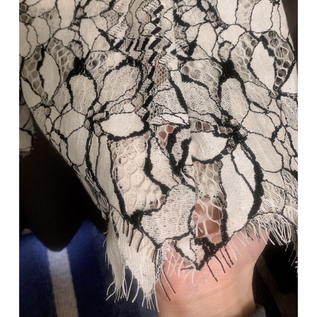 SNIDEL(スナイデル)のSNIDEL レースマーメイドスカート OWHT 0サイズ レディースのスカート(ロングスカート)の商品写真