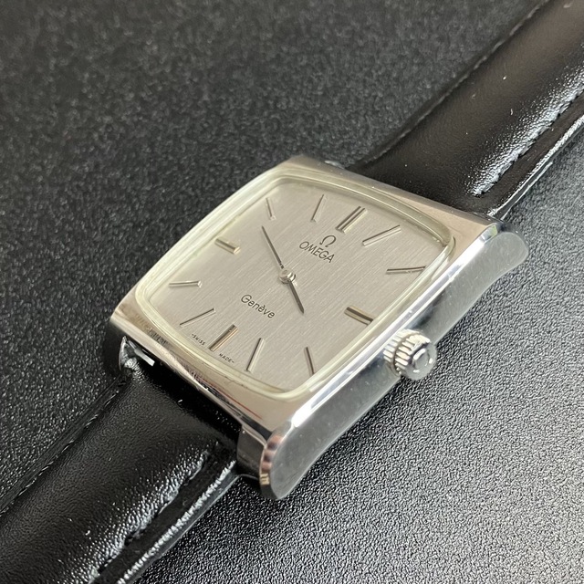 柔らかい 【可動 正規品】 オメガ メンズ 腕時計 ジュネーヴ 手巻き