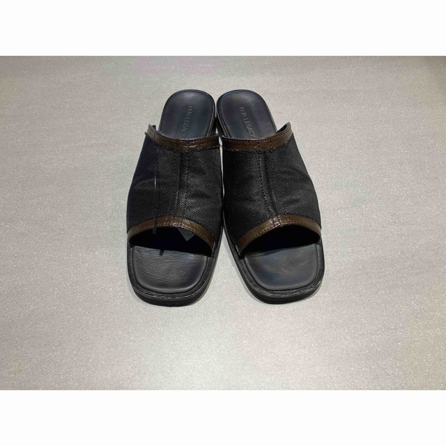 OUR LEGACY SLIDE OLIVE LEATHER TECHの通販 by oursusedclothing shop