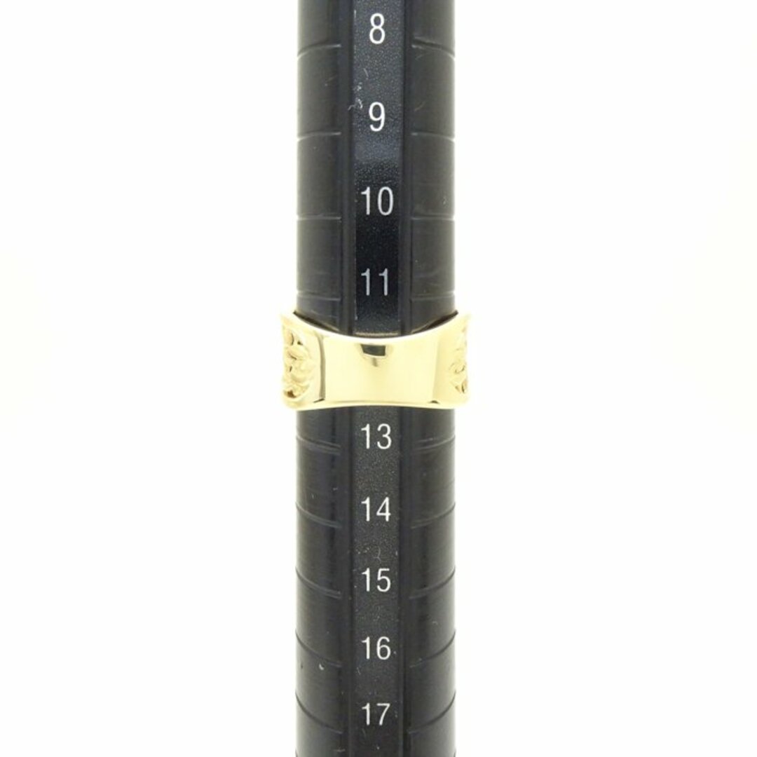水野薫子 KAOLUCO リング 指輪 トルマリンキャッツアイ3.18ct ダイヤモンド0.39ct 12号 K18YG イエローゴールド / 199134【BJ】