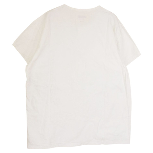 Yohji Yamamoto(ヨウジヤマモト)のYohji Yamamoto ヨウジヤマモト HD-T53-075 REGULATION サイドボタン ヘンリーネック 半袖 Tシャツ カットソー  ホワイト系 3【中古】 メンズのトップス(Tシャツ/カットソー(半袖/袖なし))の商品写真