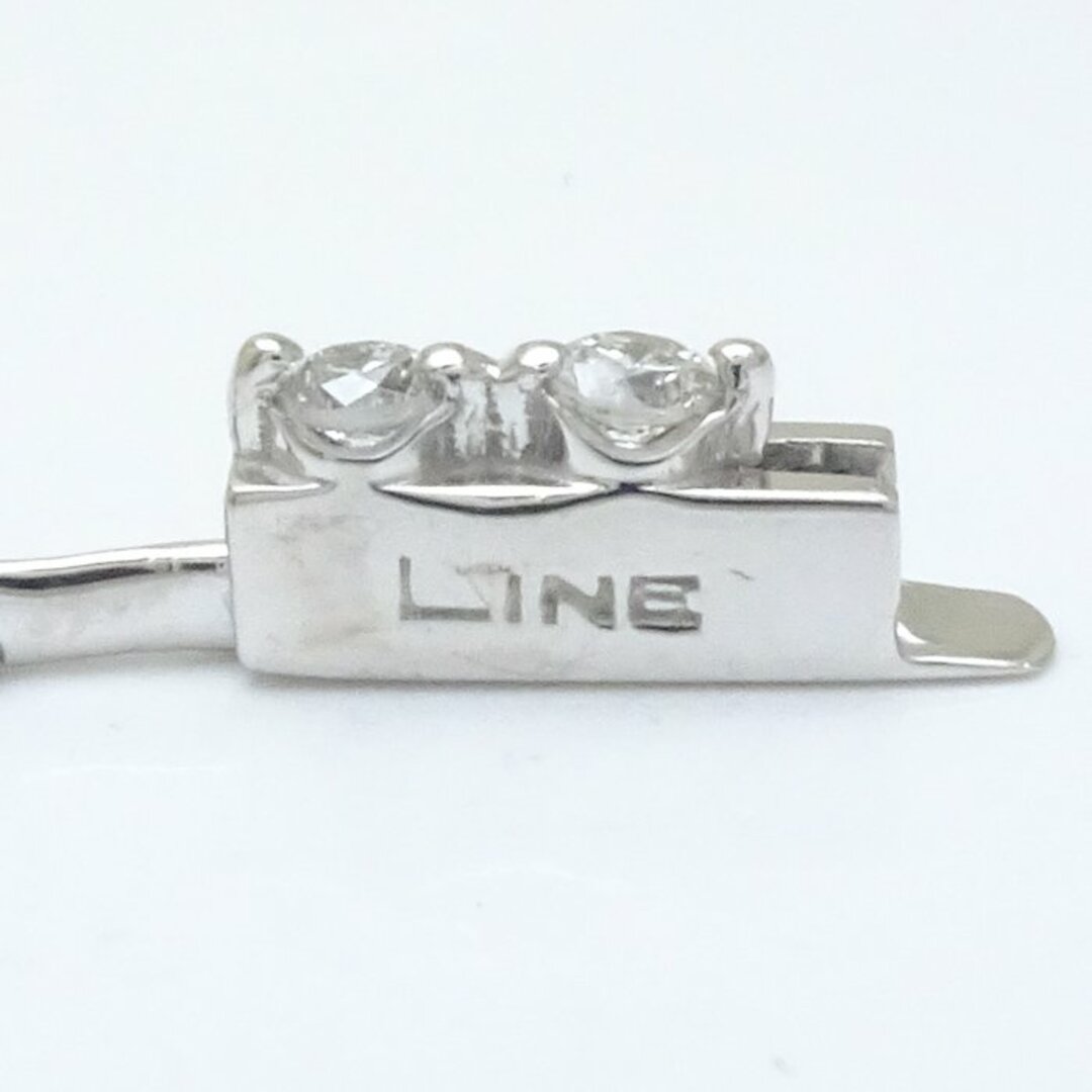 ライン LINE ダイヤモンド ブレスレット ダイヤモンド1.25ct K18WG ホワイトゴールド / 199140【BJ】
