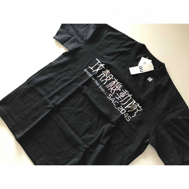 攻殻機動隊　Tシャツ　ビックT 黒ブラック　L コットン100%