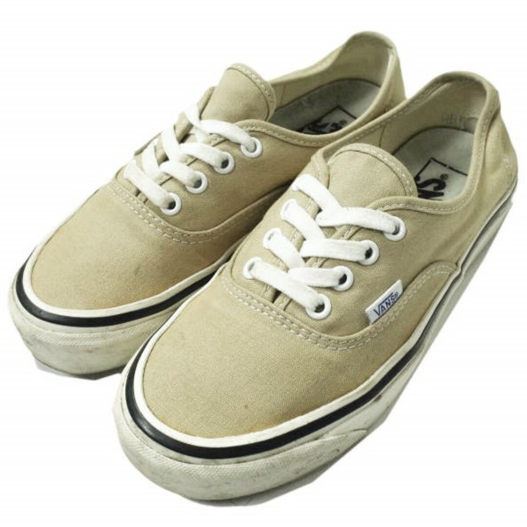 VANS(ヴァンズ)のVANS バンズ STYLE 44 AUTHENTIC DX オーセンティック US5.5(23.5cm) BEIGE キャンバス Anaheim Factory Collection スニーカー シューズ【中古】【VANS】 レディースの靴/シューズ(スニーカー)の商品写真