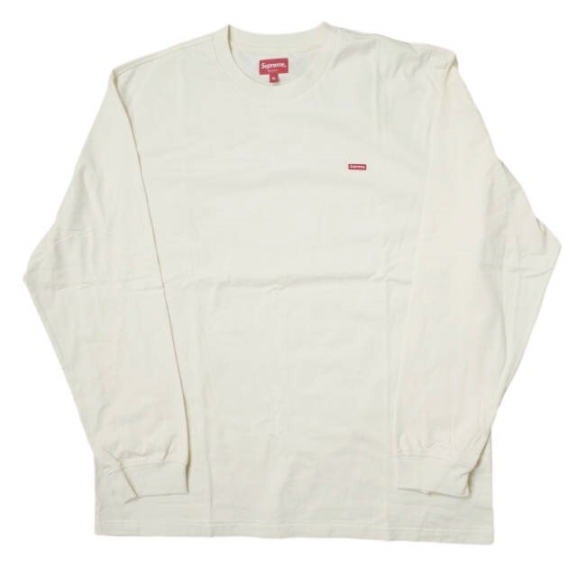 SUPREME シュプリーム 22AW Small Box L/S Tee スモールボックスロングスリーブTシャツ XL Natural 長袖 ボックスロゴ トップス【SUPREME】