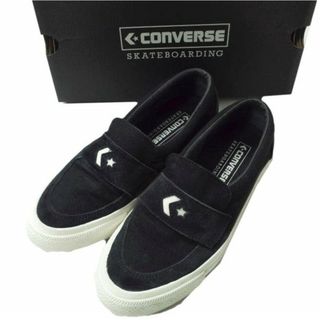 コンバーススケートボーディング(CONVERSE SKATEBOARDING)のCONVERSE SKATEBOARDING コンバース スケートボーディング CS LOAFER SK ローファー 1CL665 US5.5(24.5cm) ブラック スリッポン スニーカー シューズ【中古】【CONVERSE SKATEBOARDING】(スニーカー)