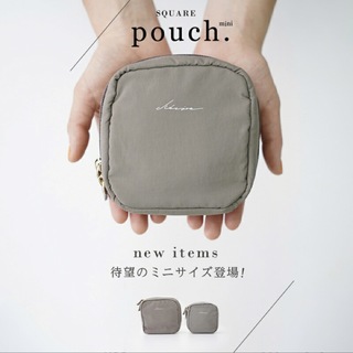 square pouch mini スクエア ポーチ ミニ メイクポーチ 楽天(ポーチ)